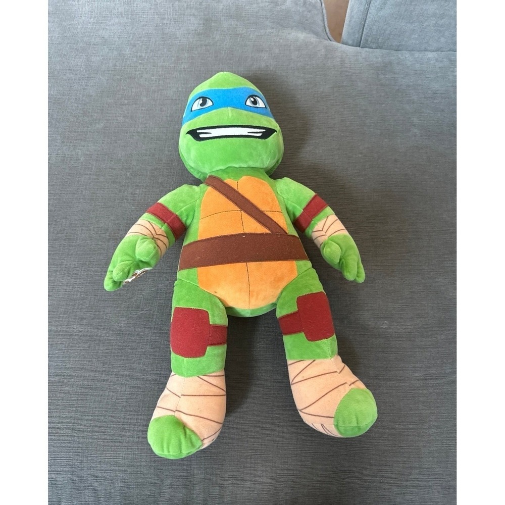 Leonardo Build-A-Bear Stuffed TMNT w/ Shell---19"---Ninja Turtle BAB